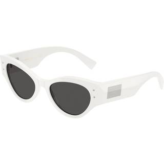 Dolce & Gabbana DG4480F Asian Fit 331287 53 Solbriller Kvinder Hvid - White - 53mm