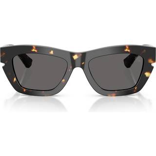 Burberry Kvinde BE4454 410687 Solbriller Acetat Skildpadde Grå Cat Eye Normal