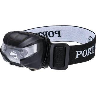 USB genopladelig hoved lygte - Sort
