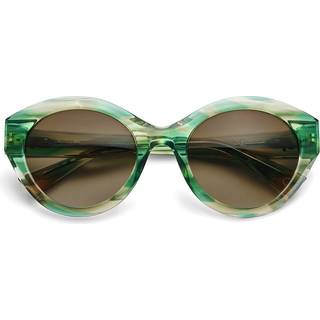 Etnia Barcelona Sweet GR 53 Solbriller Kvinder Grøn - Transparent Green Marble - 53mm