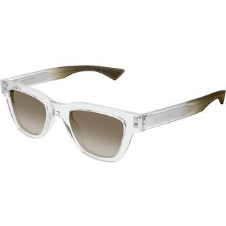 SAINT LAURENT Mand SL 789 JACQUES 004 Solbriller Acetat Krystal Grøn Firkantet