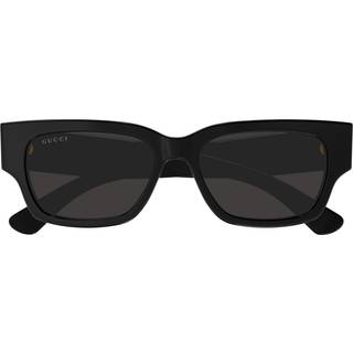 Gucci Mand GG1794S 001 Solbriller Acetat Sort Grå Firkantet