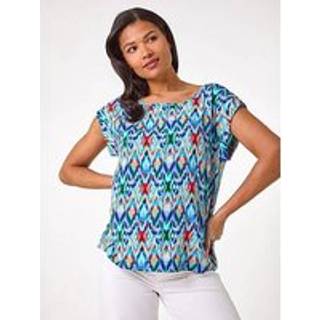 Roman Abstract Tryk Shell TopEU 38 (UK 10)