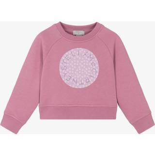 Stella McCartney Kids Logo cotton jersey sweatshirt - pink - Y 5