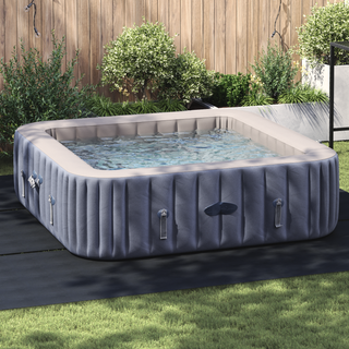 Pool Bundark Sort 396 x 396 x 0,1 cm Polyester Geotekstil