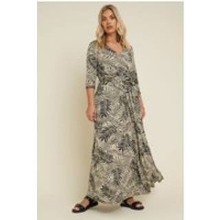 Yours Curve Yours Curve Black Wrap Maxi Dress - 50