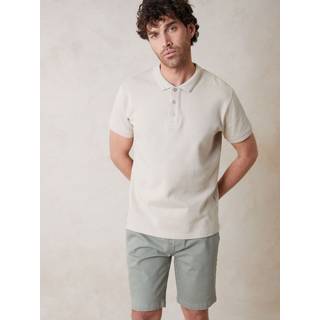Threadbare Textured Kortærmet 100% Bomuld Polo-skjortersmall