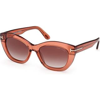 Tom Ford FT1285 LINDA-02 42F 53 Solbriller Kvinder Orange - Transparent Dark Orange - 53mm