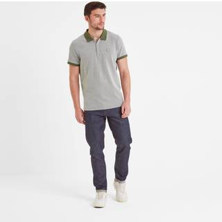 Tog 24 Tog 24 Green Mens 100% Cotton Whitley Polo Shirt