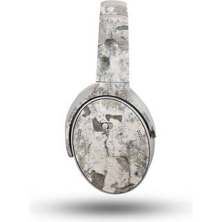 Carbon Fiber Headphone Skin kompatibel med Bose Quietcomfort -hovedtelefoner (2023) - Blasted beton - Premium 3M Vinyl Protective Wrap Decal Cove