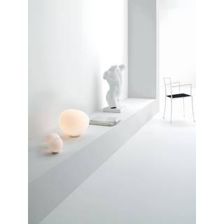 Foscarini Gregg Grande Bordlampe - Bordlamper Mundblæst Glas Hvid - 168001110