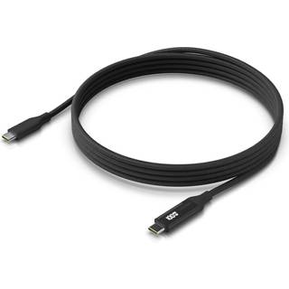 Ubiquiti Durable Braided 100w Display 2m. Usb-c Usb-c Sort, Grå