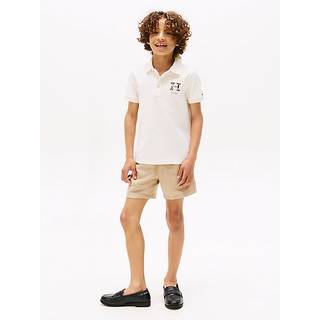 Linen Blend Drawstring Shorts