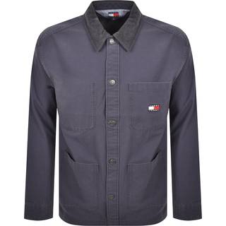 Tommy Jeans Canvas Cord Overshirt Black