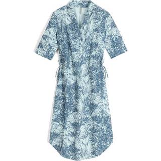 Royal Robbins Women's Spotless Traveler Dress S/S Kjole Damer størrelse S farve grå/turkis