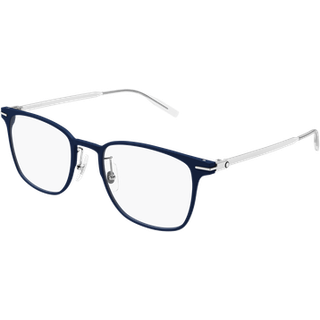 Montblanc Mand MB0397ON 004 Optiske stel Metal Blå Transparent Firkantet
