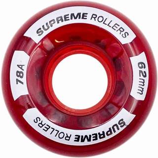 Supreme Rollers Quad Wheels 4-Pak (62mm - Rød)