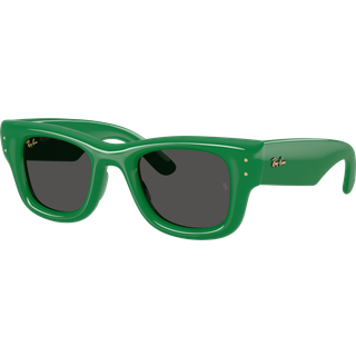 Ray - Ban Unisex RB4940 WAYFARER PUFFER 683487 Solbriller Nylon Grøn Sort Firkantet Normal