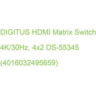 DIGITUS - video/audio switch - multi-viewer 4K/30Hz - 4 x 2