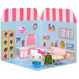 HELLO KITTY - Hello Kitty 6cm Sticker House Flower Café