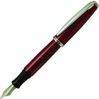 Monteverde USA Aldo Domani Fountain Pen - Broad Nib Black Ink Fountain Pen Red - Luxury Pen til Men & Women Office Business School Gift