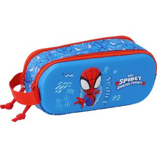 Spidey And His Amazing Friends 3D Dobbelt Penalhus, Blå