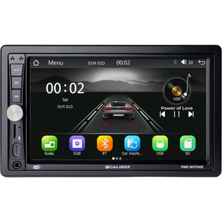 Autoradio 2DIN med 7" touchskærm - Caliber RMD901DAB-CP - Trådløs Apple Carplay & Bluetooth