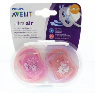 Philips Avent Ultra Air Sut 2-Pak - Enhjørning & Fe