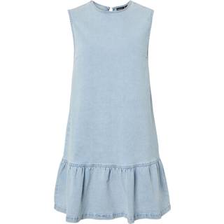 Pieces Kjole - Monica - Light Blue Denim