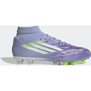 F50 Sparkfusion League Firm Ground/Artificial Grass støvler - Violet Tone / Lucid Lemon / Purple Rush - 42