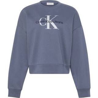 Relaxed Monologo French Terry Sweatshirt - Grey - XS