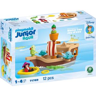 Playmobil JUNIOR & Disney: Peter Pans Sprøjtende Piratskib – badelegetøj for børn