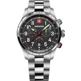 Wenger 01.0543.111 Herrenuhr Terragraph Chrono 43mm 10ATM