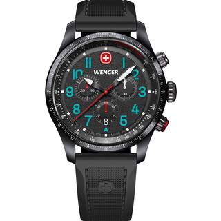 Wenger 01.0543.116 Herrenuhr Terragraph Chrono 43mm 10ATM