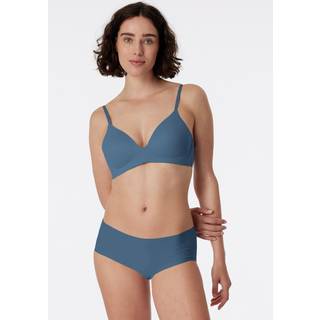 Schiesser Invisible Cotton Hipster Panty - Blue - 40