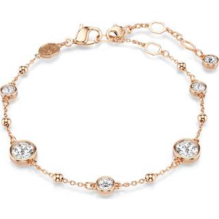 Imber Armband, Rundschliff, Weiß, Roségold-Legierungsschicht