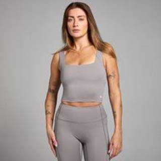 MP Active Square Neck Vest til kvinder – Cool Grey - L - Grå