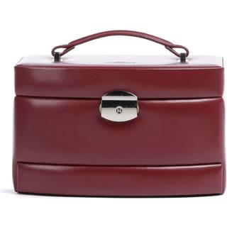 Windrose Merino 3 Etagen Smykkeskrin mørkerød