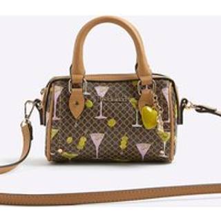 River Island River Island Brown Martini Mini Cross-Body Bowler Bag