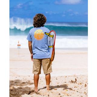 Rip Curl Wettie Passage Icon Tee T-shirt Herrer størrelse XL farve blå