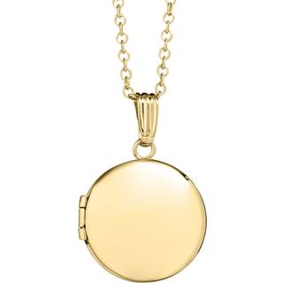 Amazon Essentials Girls Polished Round Locket Necklace 15 """" (tidligere Amazon Collection)