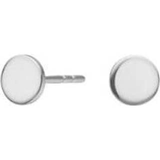 Pure Titanium Øreringe i titanium med blank cirkel