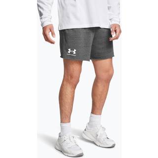 Under Armour Rival Terry Men's 6" Shorts Castlerock / Onyx White XXL