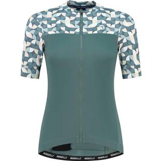 Rogelli Cykeltrøje Essential Graphic Mint, Yellow