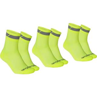 Gripgrab Classic Regular Cut Summer 3-Pack Yellow Hi-Vis