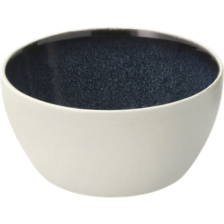 Gastro Skål fra BITZ - Hvid/Mørkeblå farve - Stentøj
