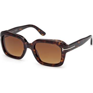 Tom Ford FT1283 NATALIA-02 52F 52 Solbriller Kvinder Tortoiseshell - Dark Tortoise - 52mm