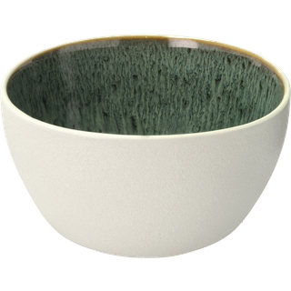 Gastro Skål fra BITZ - Hvid/Grøn farve - Stentøj