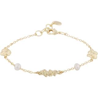 Snö Of Sweden Brittany Mix Bracelet Gold/White Onesize