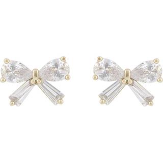 Snö Of Sweden Envy Bow Earring Gold Onesize